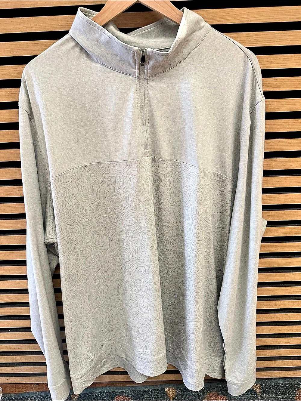 Jack & Sage Men's Topo Terra Quarter-Zip Size XXL NWT